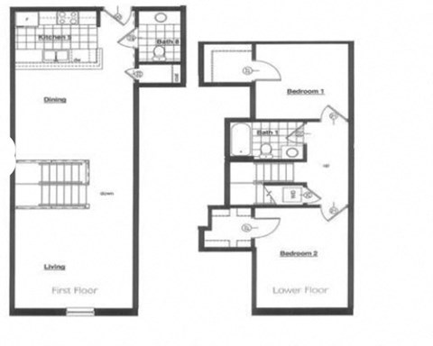 Commons 2BR 1133 Sqft